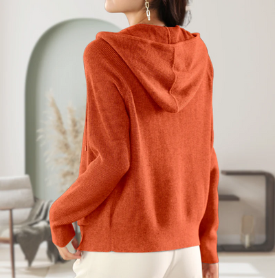 JENICA | LÄSSIGER KAPUZENPULLI STRICKJACKE