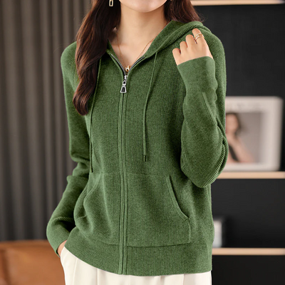 JENICA | LÄSSIGER KAPUZENPULLI STRICKJACKE