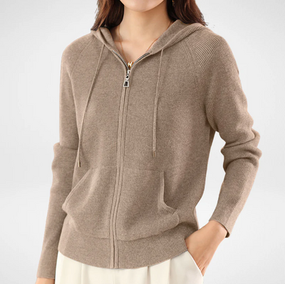 JENICA | LÄSSIGER KAPUZENPULLI STRICKJACKE