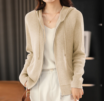 JENICA | LÄSSIGER KAPUZENPULLI STRICKJACKE