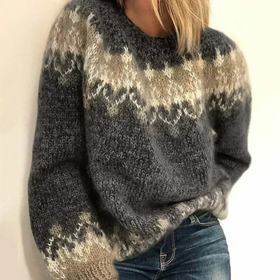 Le Clair | Festlicher Mohair-Jacquard-Pullover
