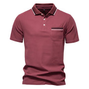 AUGUST™ | KLASSISCHES HERREN-POLOHEMD – Rot