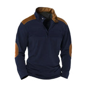 Montague - superweicher Half-Zip-Pullover – Marineblau