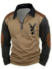 Rupert - Weiches Langarm-Outdoorshirt – Camel
