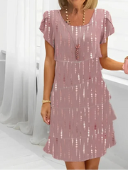 Victoria™ - Elegantes Komfort-Rüschenkleid – Ascherosa