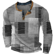 Jord™ | Farbenfrohes Herren-Langarmshirt – Grau