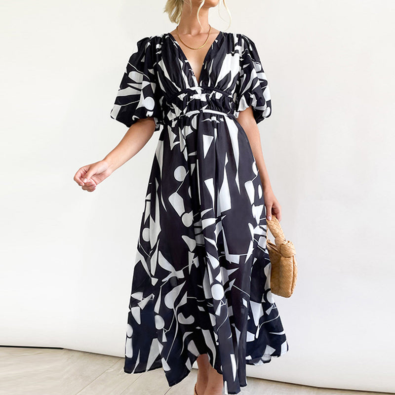 DARINA | ROBE MAXI ROUGE ROSE