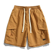 Elias - Herren Cargo-Shorts mit Taschen – Orange