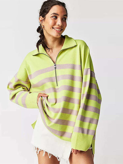 Aldina | Retro gestreifter Pullover