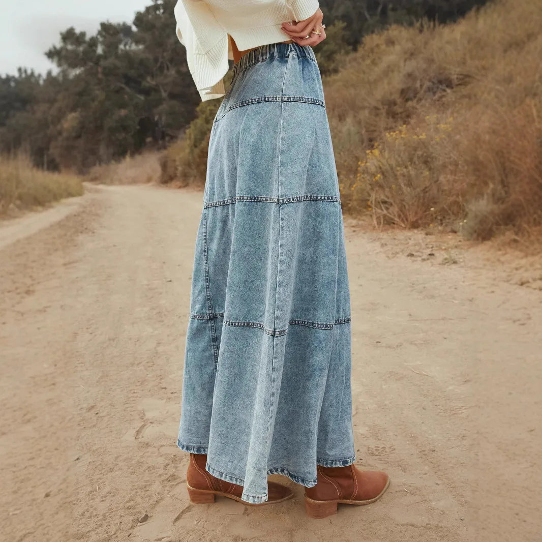 Boho | Maxi-Denim-Rock