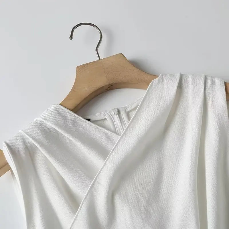 Luftige & Stylische Ärmellose Leinenbluse für Damen – Amira