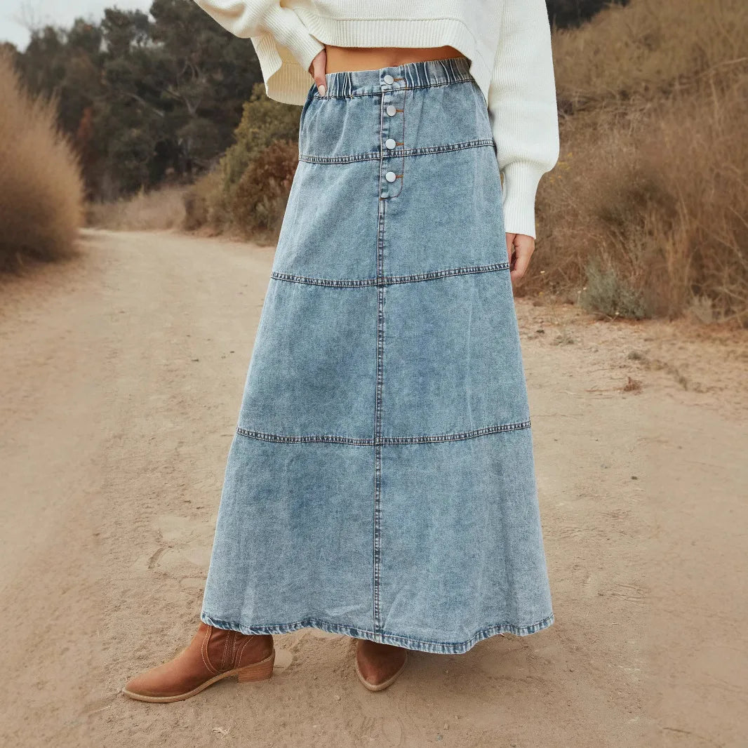 Boho | Maxi-Denim-Rock