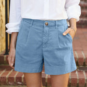 Wendy - Lässige Baumwoll-Shorts für den Sommer – Königsblau