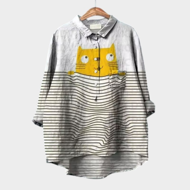 Jenny | Premium Bluse mit floralen Mustern