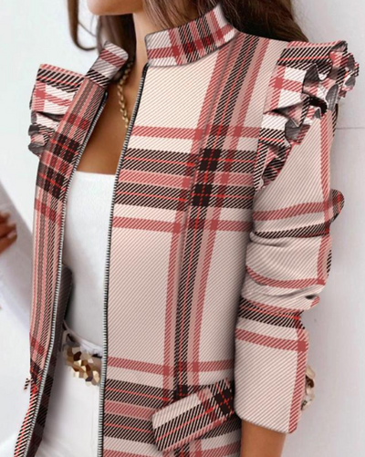 Gemusterter Blazer für Damen