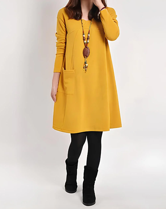 Amaya | Gemütliches Taschenkleid