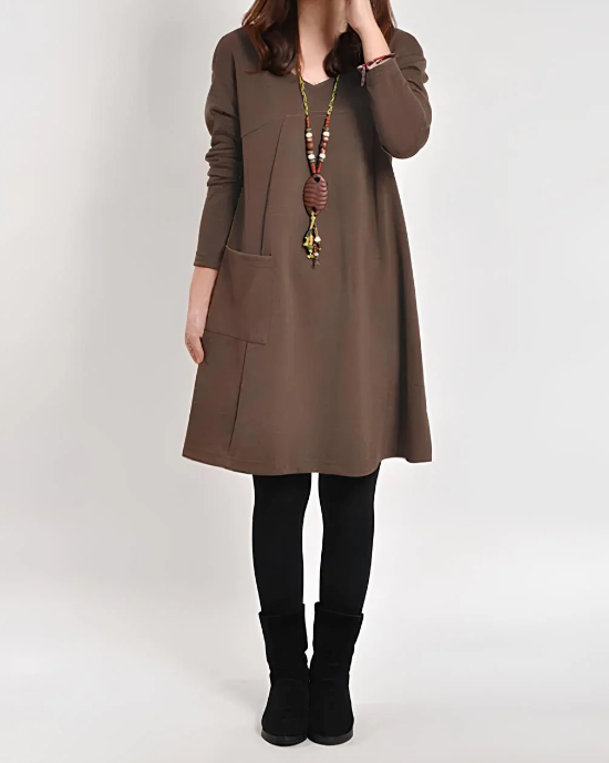 Amaya | Gemütliches Taschenkleid