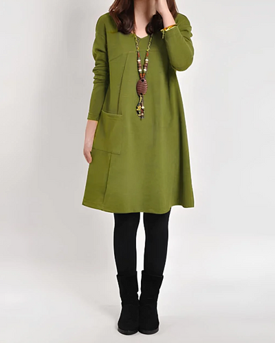 Amaya | Gemütliches Taschenkleid