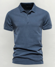 Mario - Poloshirt aus Baumwolle – Blau