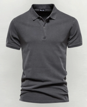 Mario - Poloshirt aus Baumwolle – Grau