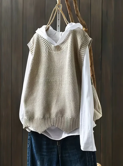 Mia - pullover mit rundhalsausschnitt