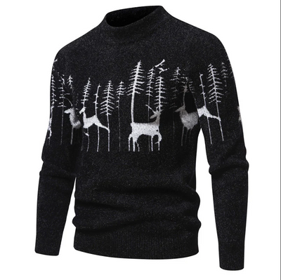 Hochwertiger herrenpullover im weihnachtslook