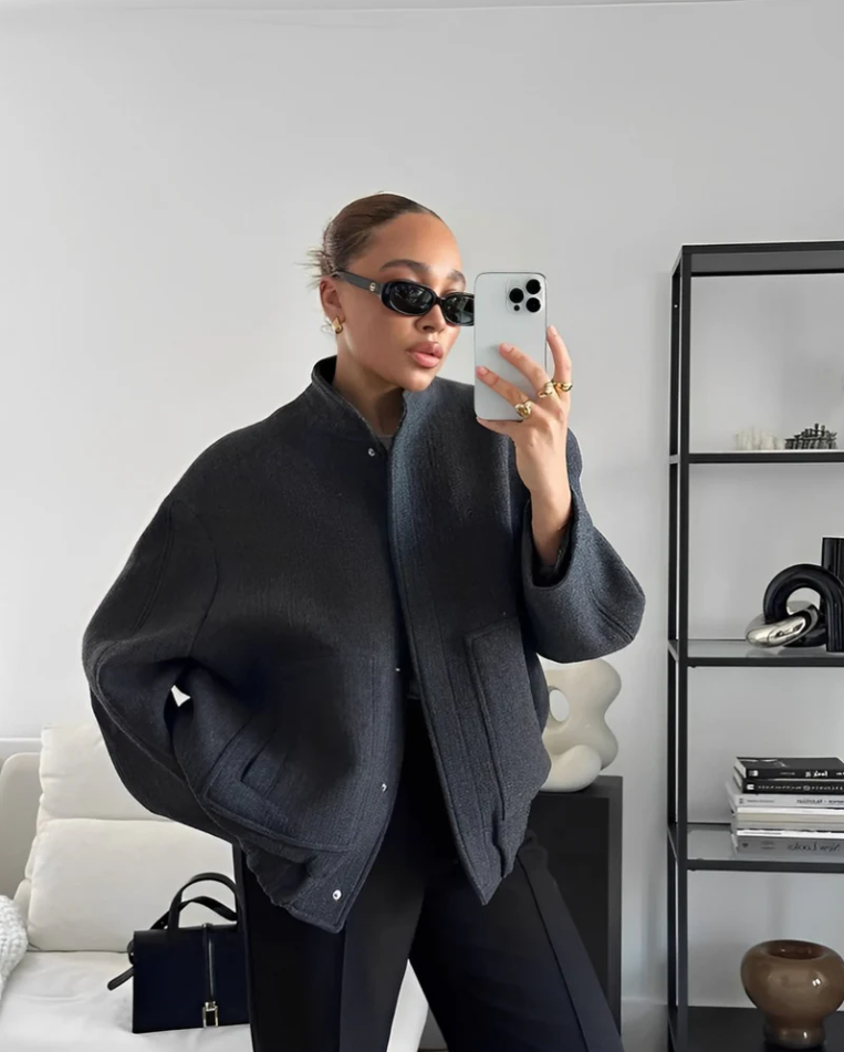 Izzy - frühlings-bomberjacke für frauen