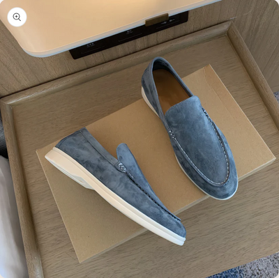 Gio - vintage-loafer aus leder für herren
