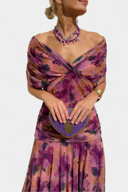 Clara | Elegantes Kleid mit femininer Passform – Lila