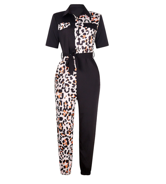 Trendiger Retro-Jumpsuit mit Knopfleiste – Velia