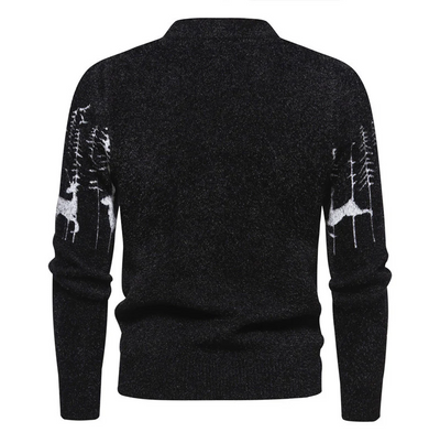 Hochwertiger herrenpullover im weihnachtslook