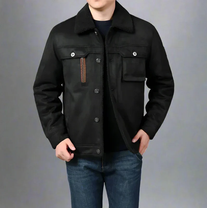 Barun - freizeitjacke mit samtfutter