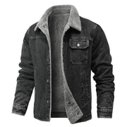 Harvorn - Robuste Truckerjacke – Schwarz