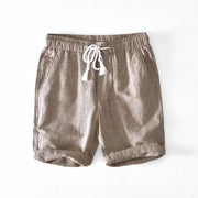 Noah - Shorts mit elastischem Bund – Braun