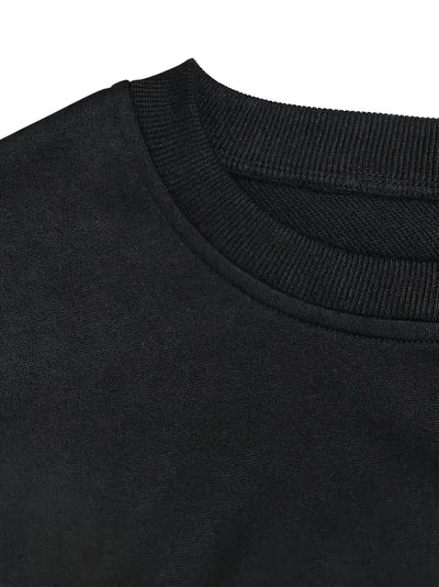 Sweatshirt mit Herzprint | Rundhalsausschnitt | Lässiger Streetstyle