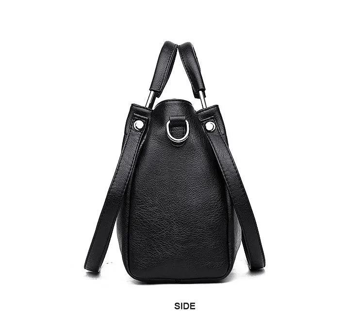 Ella | Eimertasche aus Leder im Retrostil