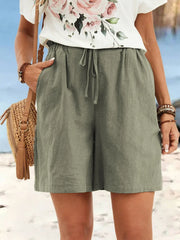 Sommerfeld | Luftige Shorts mit Relaxed Fit (1 kaufen, 1 GRATIS dazu) – Armeegrün