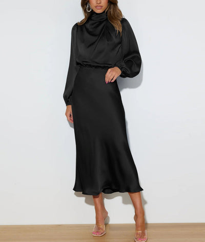 Audra - Elegantes langärmeliges Kleid