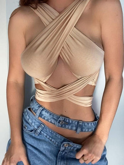 Faustine - Halter Top Ein sexy & sommerliches Crop Top