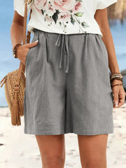 Sommerfeld | Luftige Shorts mit Relaxed Fit (1 kaufen, 1 GRATIS dazu) – Grau