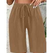 Sommerfeld | Lässige Shorts mit elastischem Bund (1 kaufen, 1 GRATIS dazu) – Khaki