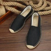 Bramley - Leichte Slip-on-Espadrilles – Schwarz