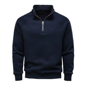 Marco | Herrenpullover stilvoll & warm getragen – Marineblau