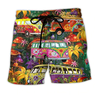 Herren Badehose mit grafischem Druck