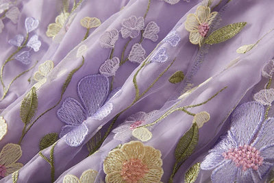 Chinny - Bohemian Transparentes Besticktes Kleid