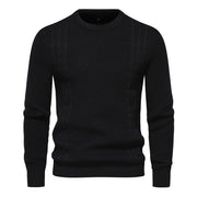 Tobias | Eleganter Strickpullover für Herren – Schwarz