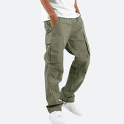 Boris - Stylische Cargo Hose Herren – Dunkelgrün