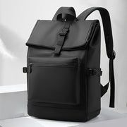 Stilvoller Herren-Outdoor-Rucksack aus leichtem Nylon – schwarz