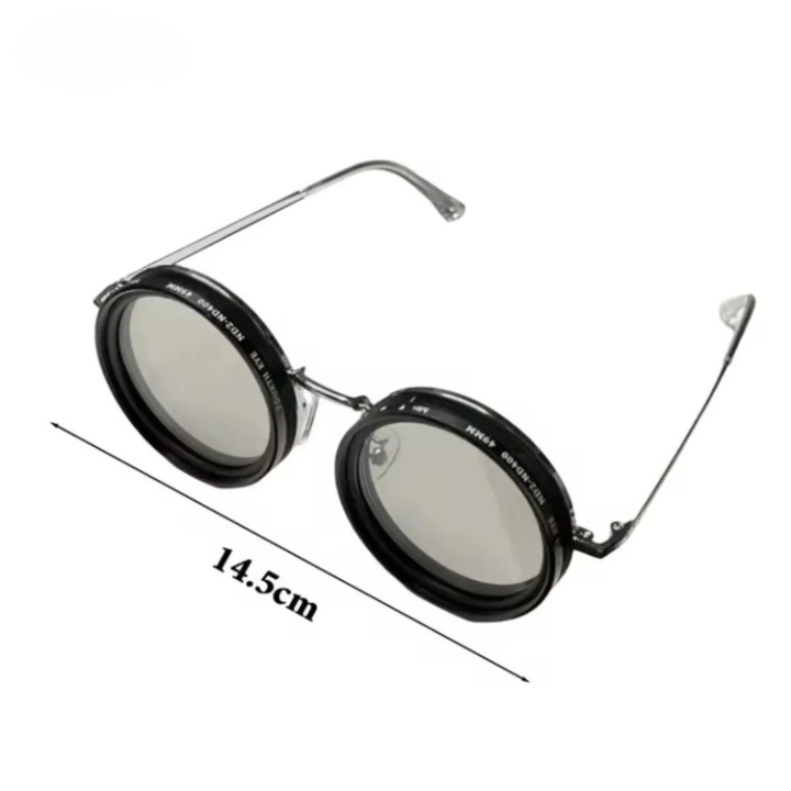 Handgefertigte Sonnenbrille mit Verstellbarer Linsendämpfung und UV-Filter - OptiShade™ Pro ND9