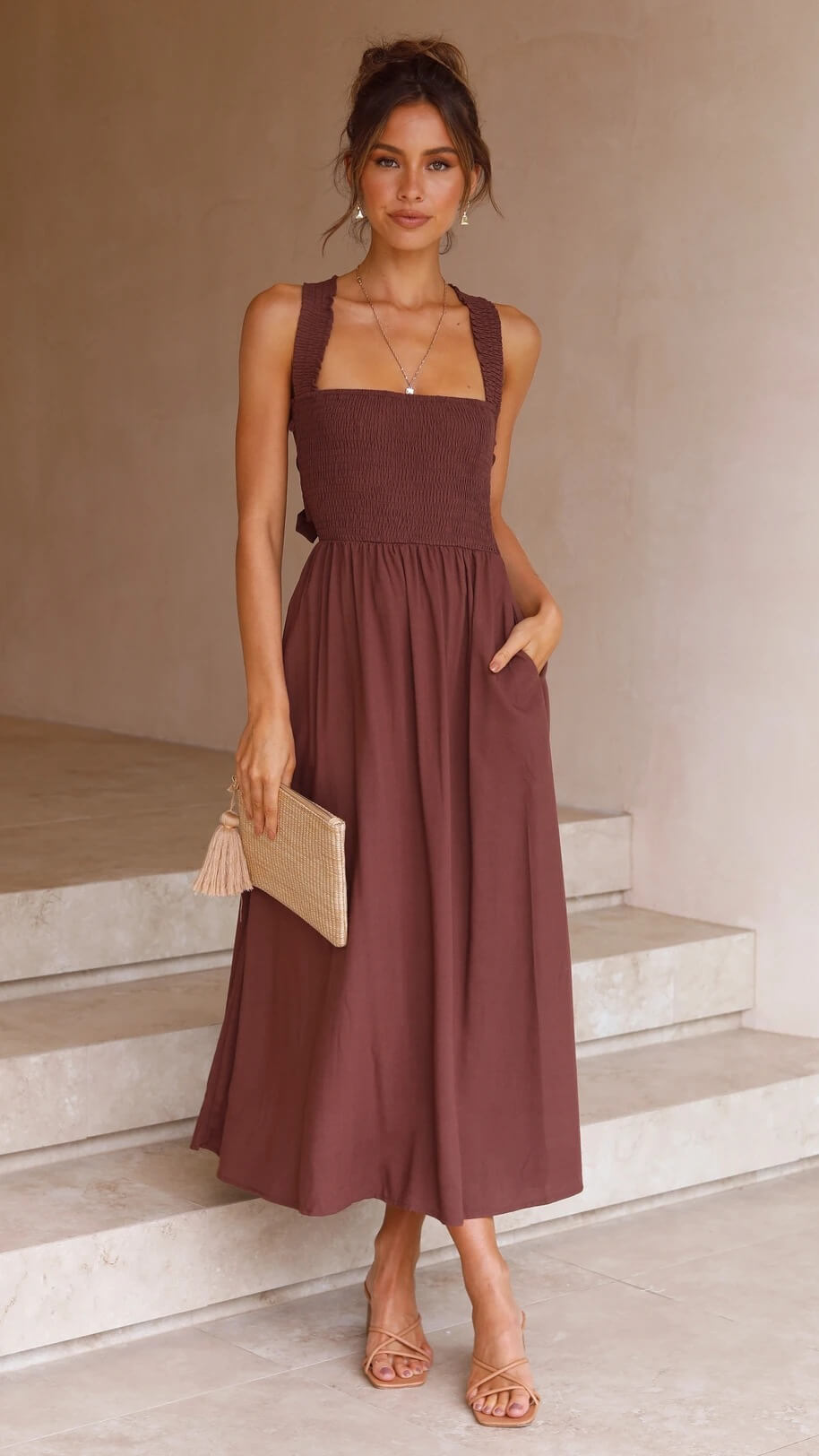 Leda | Elegantes Maxikleid
